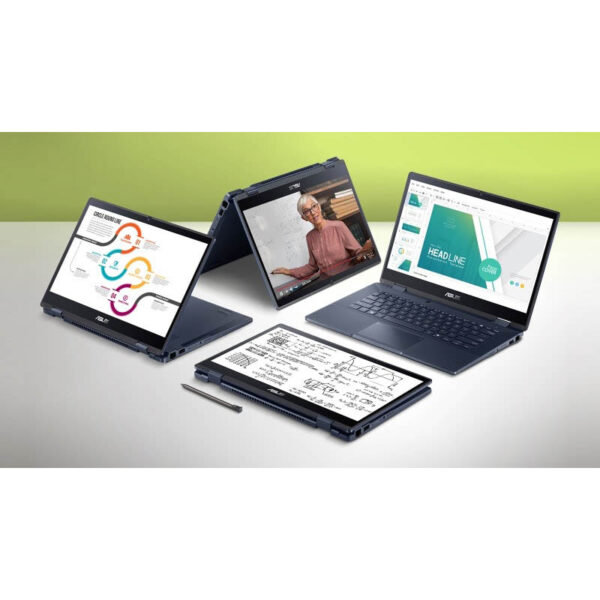 لپ تاپ 14 اینچی ایسوس مدل ExpertBook B3 Flip B3402FV-I7161TB0D-i7 1355U-16GB DDR4-1TB SSD-IPS-Touch