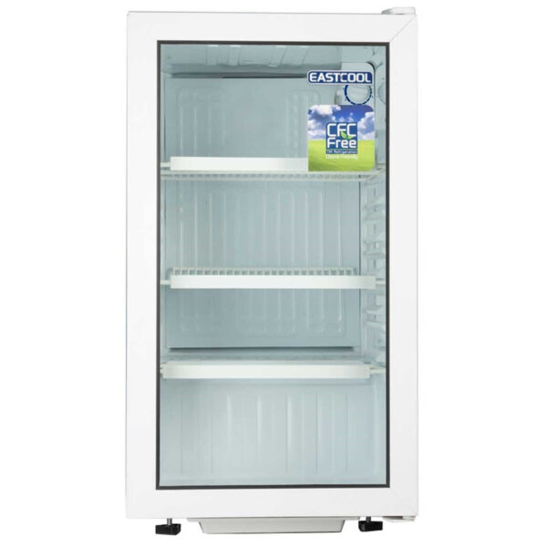 یخچال 5 فوت ایستکول مدل TM-4294-CS، با ارتفاع 80، پهنای 45 و عمق 52 سانتی متر، میزان مصرف انرژی C، دارای 4 طبقه در یخچال، دارای پایه های قابل تنظیم
