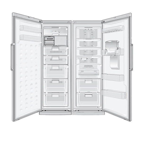 یخچال و فریزر دوقلو 40 فوت سام مدل RR60-RZ60/W