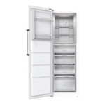 یخچال فریزر دوقلو 32 فوت جی پلاس مدل GRF-P2736-FW/LW، دارای سرمایش و انجماد سریع، با ارتفاع 185، پهنای 119 و عمق 65 سانتی متر، میزان مصرف انرژی A++، دارای 4 طبقه در یخچال و 4 کشو در فریزر