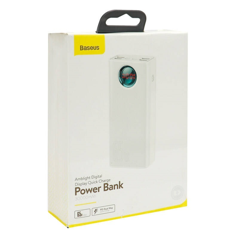 پاوربانک باسئوس مدل PPLG-A02 ظرفیت 30000 میلیآمپر ساعت