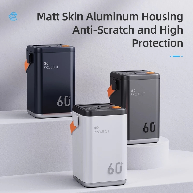 پاوربانک مدل PROJECT2 ظرفیت 60 هزار میلی آمپر ساعت