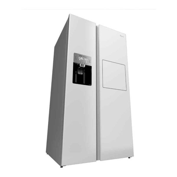 یخچال و فریزر ساید بای ساید 32 فوت جی پلاس مدل GSS-P7922W،و بدون برفک، با ارتفاع 177، پهنای 91 و عمق 85 سانتی‌متر، میزان مصرف انرژی A++، دارای 4 طبقه در یخچال و 4 کشو در فریزر، لزوم اتصال به شیر آب دارد، دارای سیستم نوفراست
