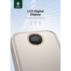 پاوربانک گرین لاین مدل  Monaco Magsafe 20w ظرفیت 20000 میلی آمپر ساعت