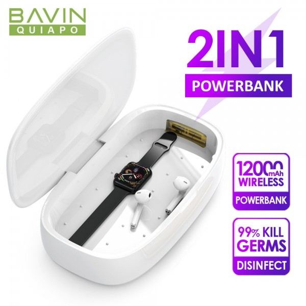 پاوربانک باوین مدل PC080 ظرفیت 12000 میلی آمپر ساعت