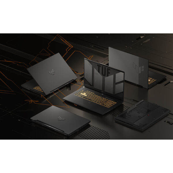 لپ تاپ 15.6 اینچی ایسوس مدل TUF Gaming F15 FX507ZC4-HN231-i7 12700H-16GB DDR4-512GB SSD-RTX3050-FHD