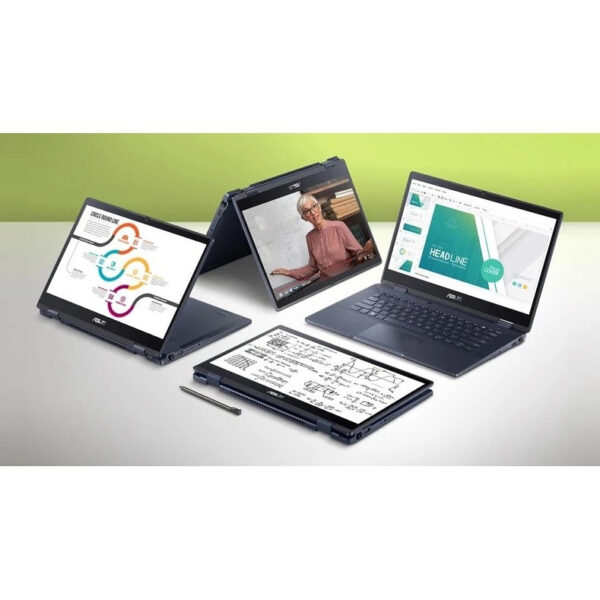 لپ تاپ 14 اینچی ایسوس مدل ExpertBook B3 Flip B3402FB-I58512B0D-i5 1235U-8GB DDR4-512SSD-W-Touch