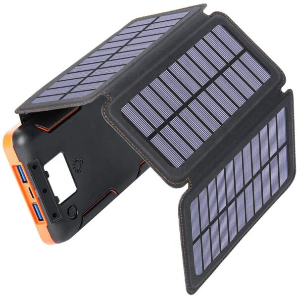 شارژ همراه خورشیدی مدل Solar4Fold ظرفیت 20000 میلی آمپر ساعت