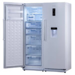 یخچال و فریزر دوقلو 40 فوت دیپوینت مدل NF14-D5iU-W/NR14-D5iU-W