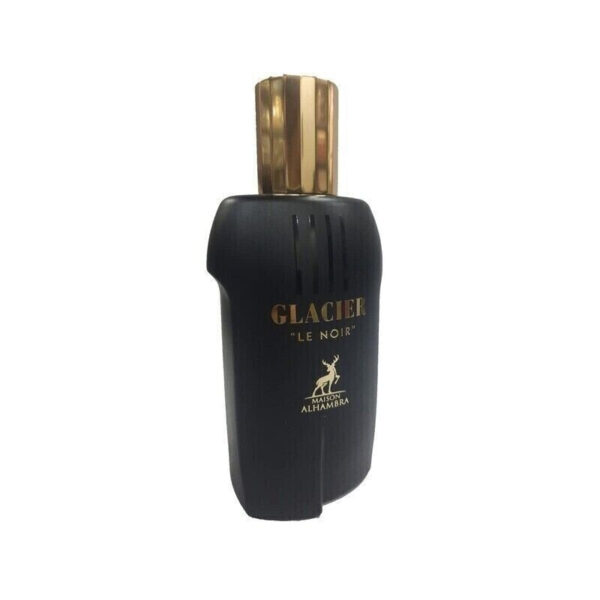 ادو پرفیوم مردانه الحمبرا مدل Glasier Le Noir حجم 100 میلی لیتر