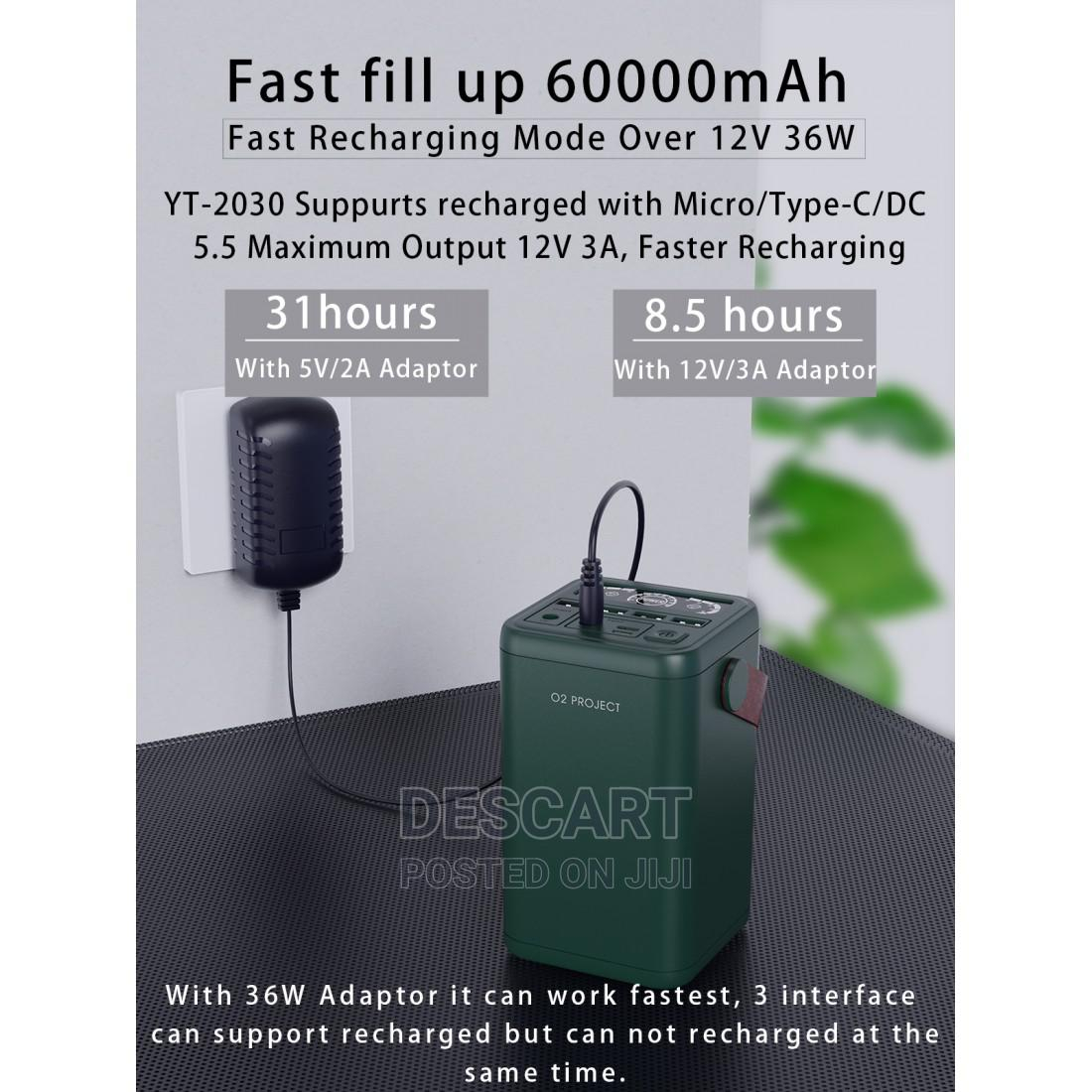 پاوربانک مدل PROJECT2 ظرفیت 60 هزار میلی آمپر ساعت