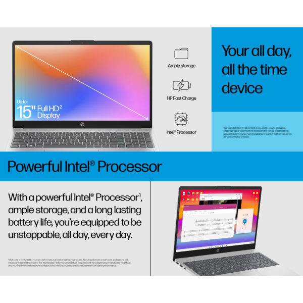 لپ تاپ 15.6 اینچی اچ‌ پی مدل fd0371-i7 1355U 16GB 1SSD MX570A