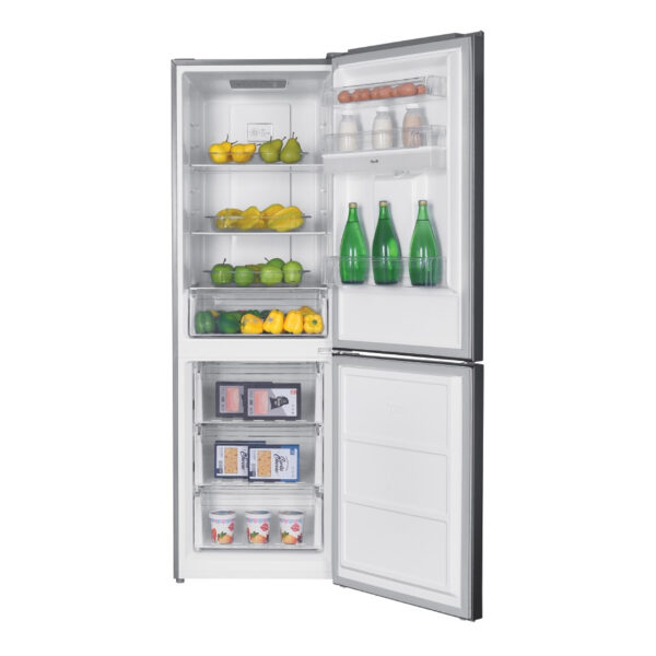 یخچال فریزر 18 فوت جی پلاس مدل GRF-P3117S/W، دارای آبریز دستی، با ارتفاع 184.3، پهنای 60 و عمق 67.2 سانتی‌متر، میزان مصرف انرژی A++، دارای 4 طبقه در یخچال و 3 طبقه در فریزر