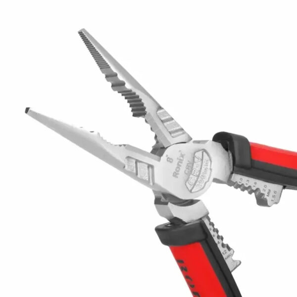 انبر دم باریک چند کاره رونیکس مدل RH-1393 سایز 8 اینچ