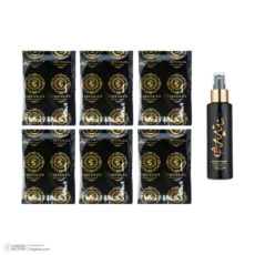 شامپو گیاهی و ضد ریزش مو دکتر منفرد، سازگار با انواع مو، حاوی عصاره 21 گیاه، با وزن 150 گرم مدل gentle مجموعه 6 عددی به همراه لوسیون نرم کننده و حالت دهنده مو دکتر منفرد حجم 120 میلی لیتر