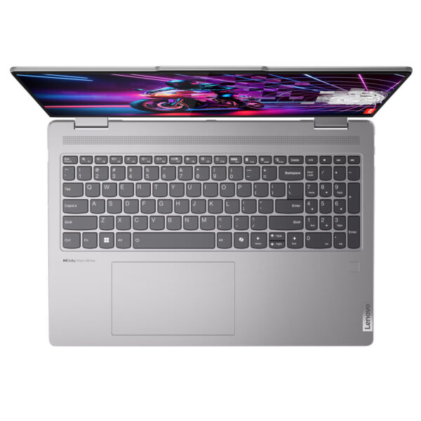 لپ تاپ 16 اینچی لنوو مدل Yoga 7 2-in-1 16AHP9-R7 8840HS-16GB LPDDR5x-1TB SSD-IPS-Touch-Backlit-Fingerprint