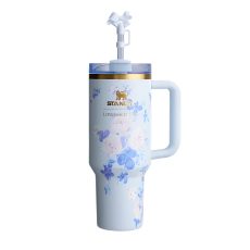 تراول ماگ استنلی مدل LoveShackFancy Holiday Quencher Limited edition گنجایش 1.18 لیتر