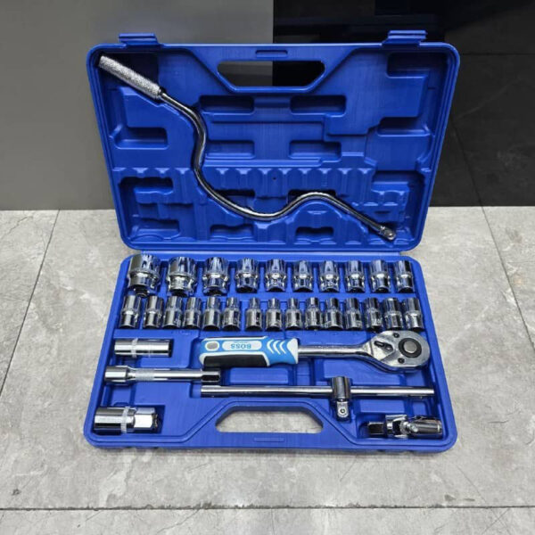 آچار بکس باس مدل BS-33 مجموعه 33 عددی