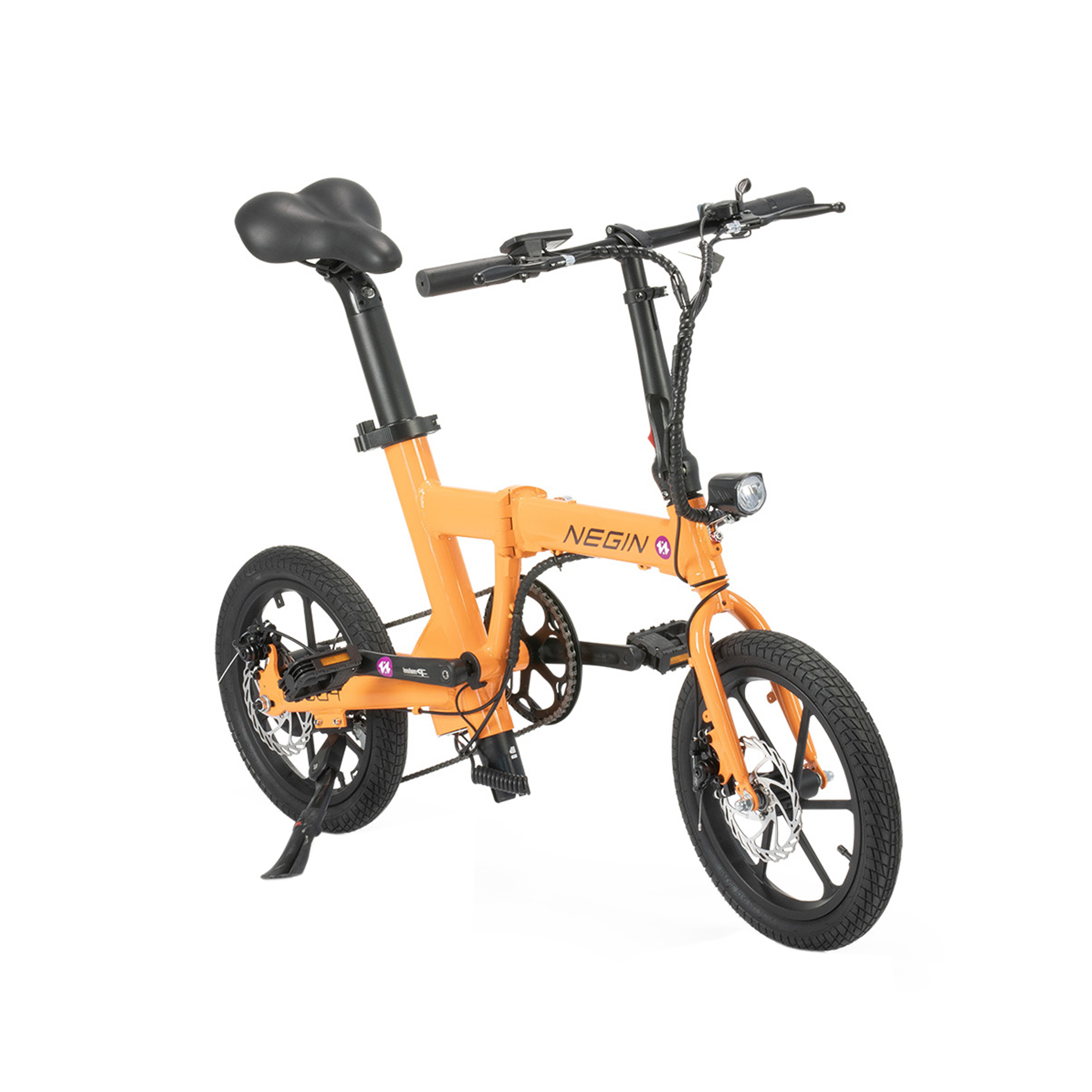 دوچرخه تاشو نگین مدل fd350 سایز طوقه 16 اینچ