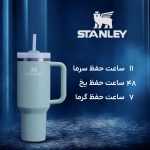 تراول ماگ مدل THE QUENCHER H2.O TUMBLER 40 OZ گنجایش 1.18 لیتر