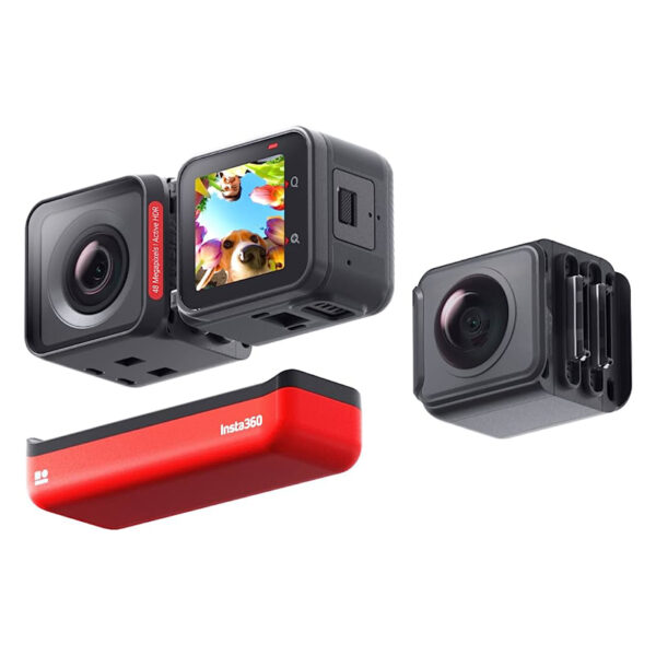 دوربین فیلم برداری ورزشی اینستا 360 مدل INSTA360 ONE RS TWIN EDITION به همراه لوازم جانبی