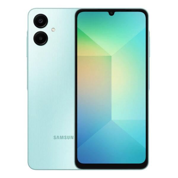 گوشی موبایل سامسونگ مدل Galaxy A06 دو سیم کارت ظرفیت 128 گیگابایت و رم 4 گیگابایت - به همراه شارژر 25 وات سامسونگ