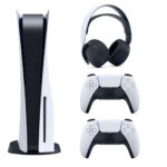 کنسول بازی سونی مدل PlayStation 5 ظرفیت 825 گیگابایت ریجن آسیا 1200 به همراه دسته اضافی و هدست