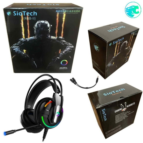 هدفون مخصوص بازی سیوتک مدل A18 RGB