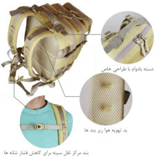 کوله پشتی کوهنوردی 35 لیتری دیکمپ مدل TRAVEL-30-005