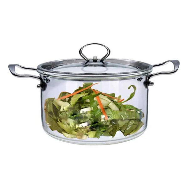 سرویس قابلمه 4 پارچه مدل شیشه ای کد Nc23_20 مجموعه دو عددی