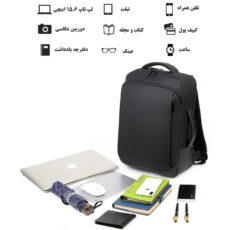 کوله پشتی لپ تاپ مدل 1900 مناسب برای لپ تاپ تا 15.6 اینچی
