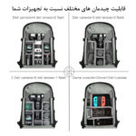 کوله پشتی دوربین پلوز مدل Outdoor