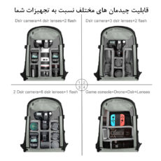 کوله پشتی دوربین پلوز مدل Outdoor