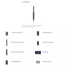 سشوار برس دار حالت دهنده دایسون مدل Airwrap Complete Long HS05 DBBC