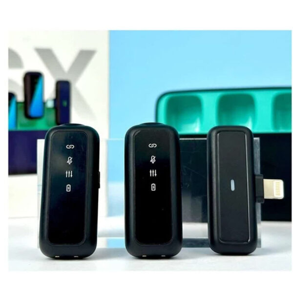ست میکروفن یقه ای بی سیم مدل answer SX6 dual lightning