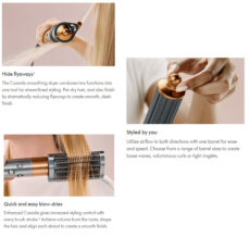 سشوار برس دار حالت دهنده دایسون مدل Airwrap Complete Long HS05 DBBC