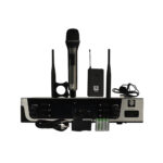 ست میکروفن بیسیم 2 کانال یقه ای و دستی زیکو مدل UH600HC