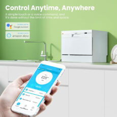 ماشین ظرفشویی 6 نفره کامفی مدل CTD-602-W