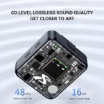 میکروفن یقه ای مدل sx63 با درگاه اتصال type-c و lightening