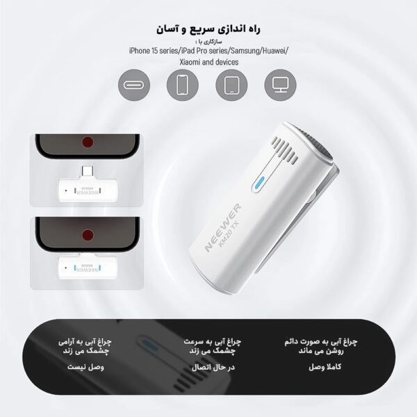 میکروفن یقه ای نیویر مدل Lapel KM20