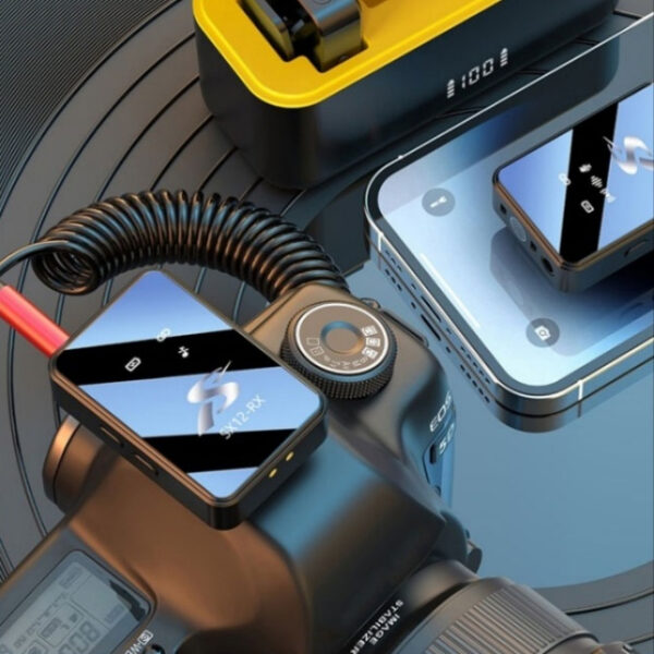 میکروفن یقه ای بی سیم مدل SX12 مجموعه دو عددی