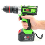 دریل چکشی شارژی صنعتی باس مدل BS-148VF-G مجموعه 26 عددی