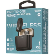 ست میکروفن بی سیم ریمکس مدل رابط لایتنینگ کد K13
