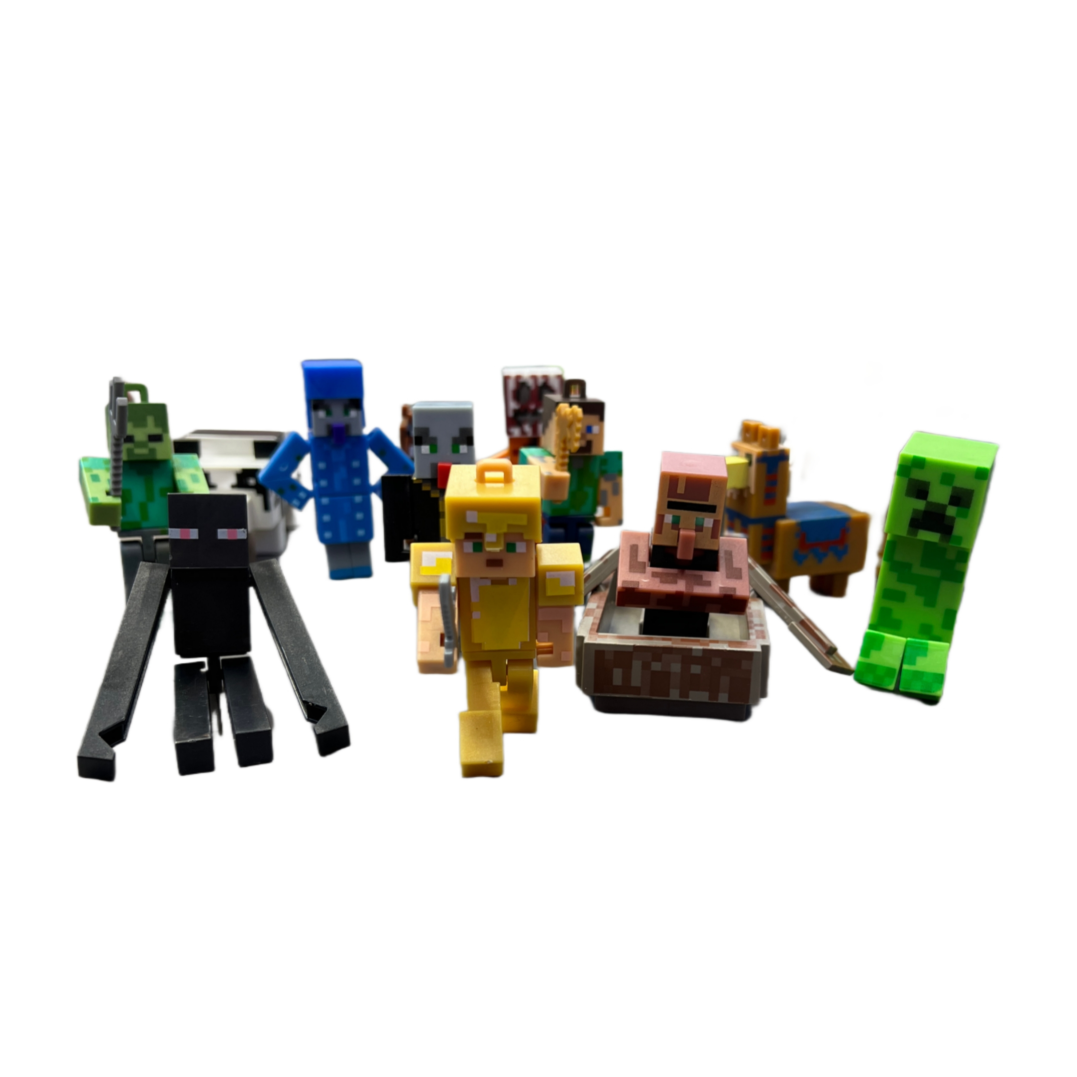 اکشن فیگور مدل شخصیت های ماینکرفت مجموعه 15 عددی
