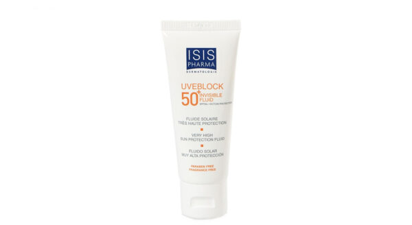 کرم ضد آفتاب بدون رنگ آیسیس فارما مدل Spf50 مناسب پوست های خشک و معمولی حجم 40 میلی لیتر