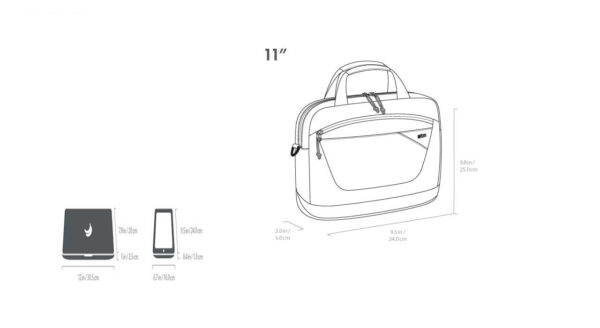 کیف لپ تاپ اس تی ام مدل Swift مناسب برای لپ تاپ 11 اینچی