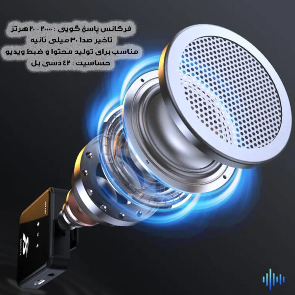 ست میکروفن یقه ای بی سیم مدل SX-63