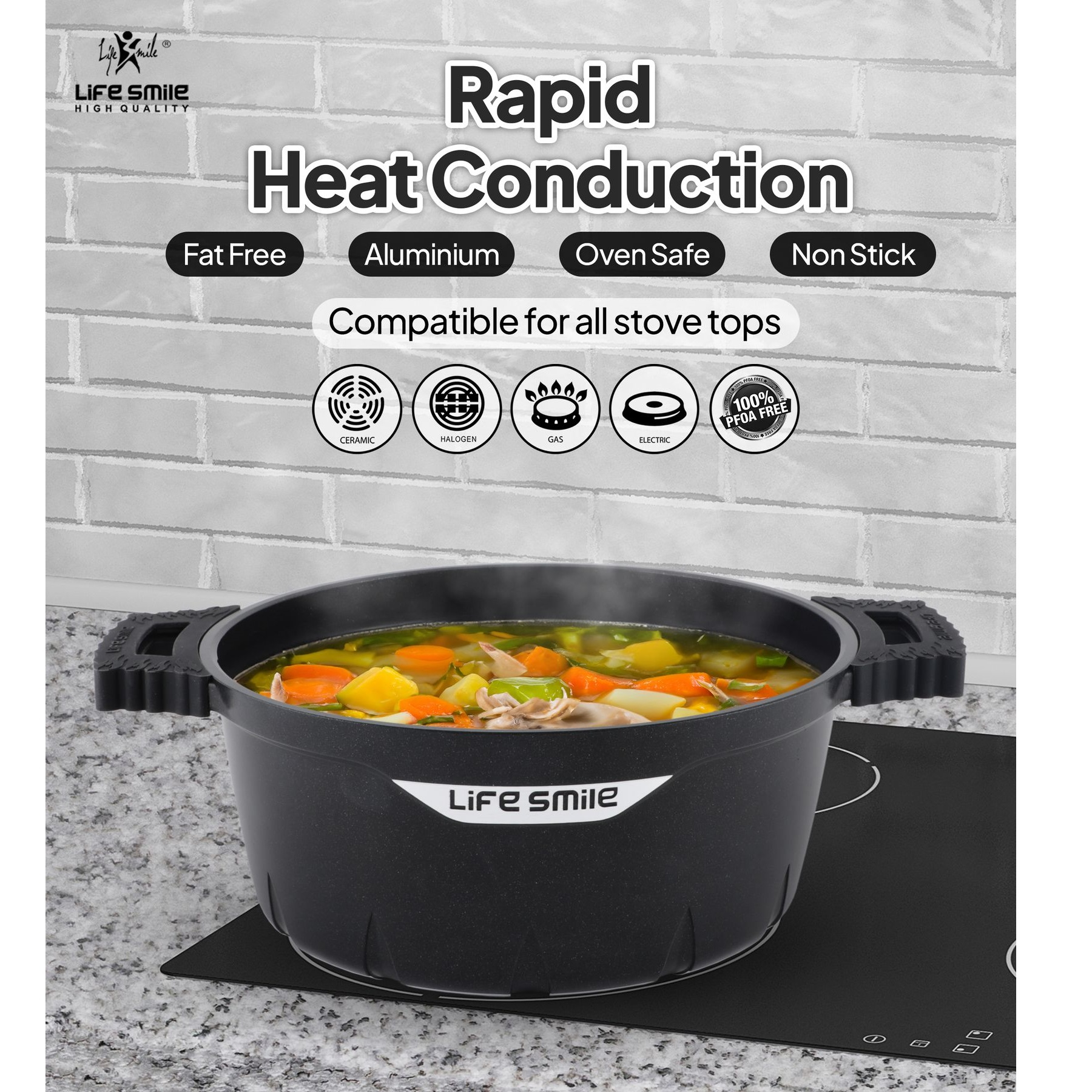 سرویس پخت و پز 10 پارچه لایف اسمایل مدل FL20