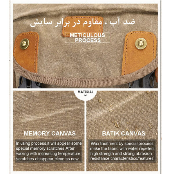 کوله پشتی دوربین مدل Batik Canvas Micro