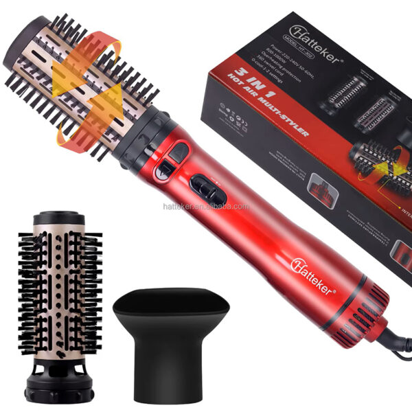 سشوار برس دار چرخشی هاتکر مدل HT-302